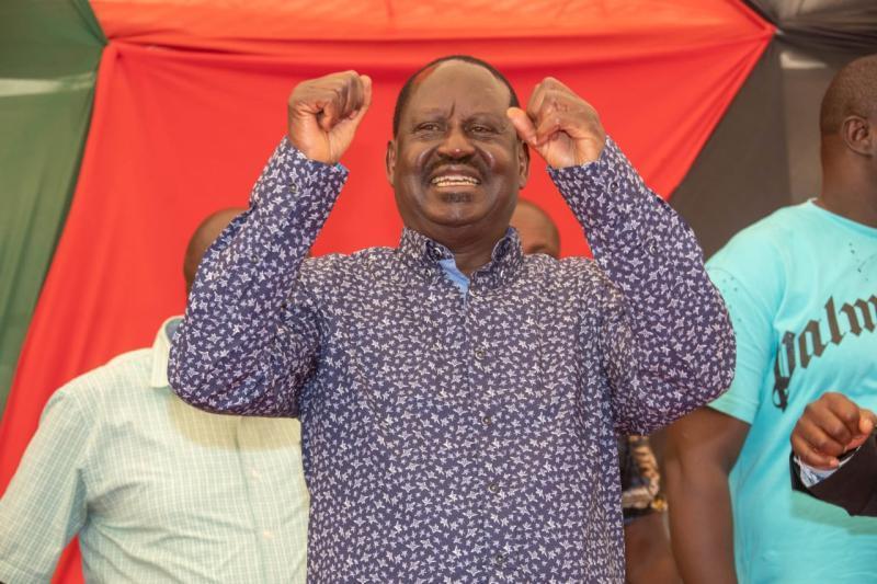 File image of Azimio leader Raila Odinga.